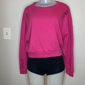 LILI Sport Long Sleeve Sweatshirt Pink Size L